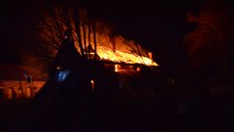 Incendie d'un corps de ferme à Airon-Notre-Dame (Pas-de-Calais)