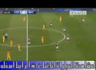 ملخص مباراة برشلونة وميلان 20/02/2013