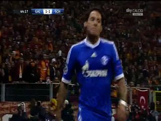 Jermaine Jones goal Galatasaray vs Schalke 1-1 champions league