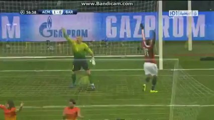 Boateng Goal AC Milan vs Barcelona 1 - 0 [20_02_2013]