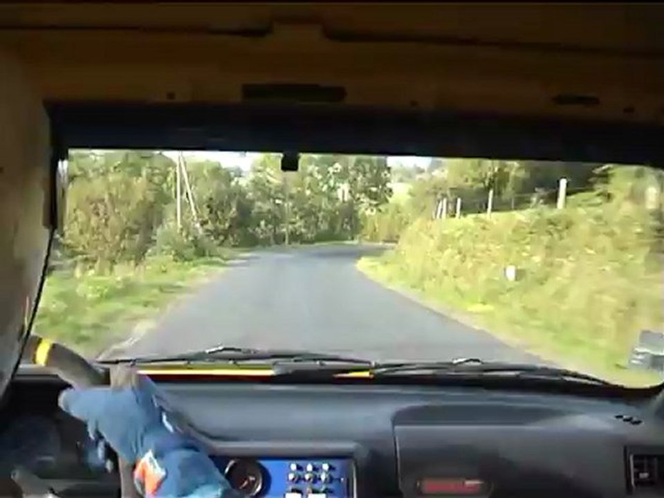 Velay Auvergne 2004 ES 2, Brunier Groulier 106 rallye N2