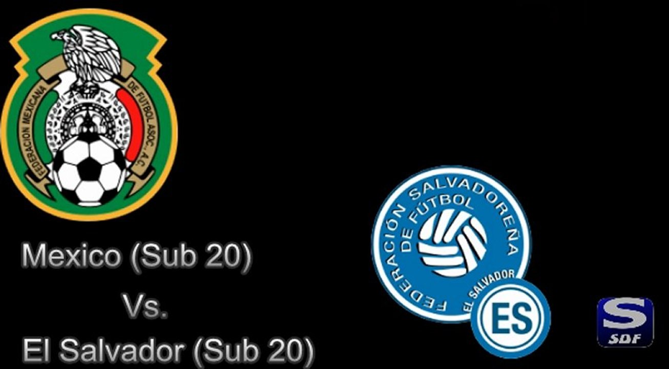 En vivo por Salvadefender Live:  Mexico (Sub 20) Vs. El Salvador (Sub 20)