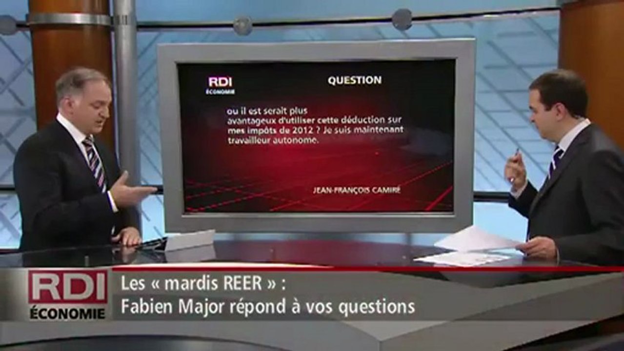 RDI Économie - Entrevue Fabien Major
