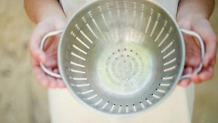 Man Refuses to Take Pasta Strainer off Head For Driver's License Photo
