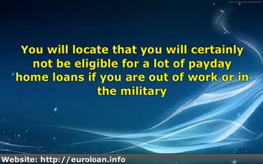 Euroloan_Knowing When To Apply for A Payday Loan
