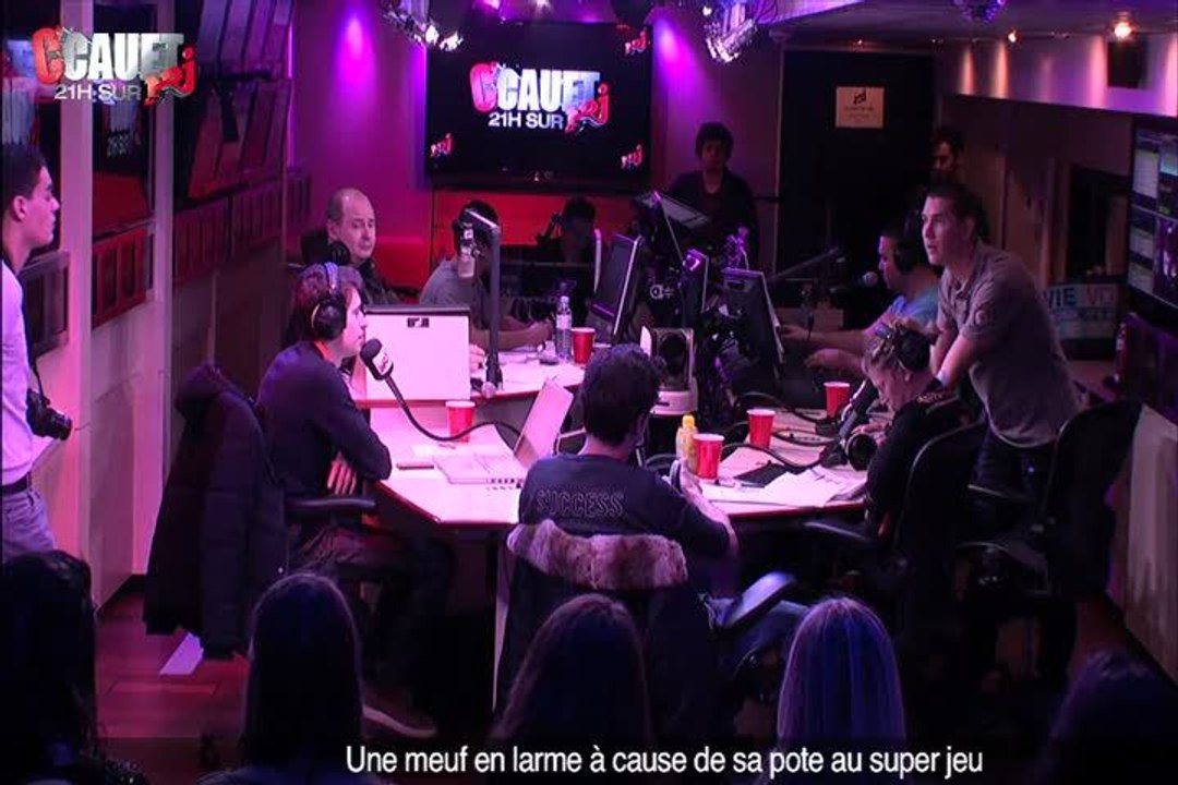 Une meuf en larmes à cause de sa pote au super jeu - C'Cauet sur NRJ