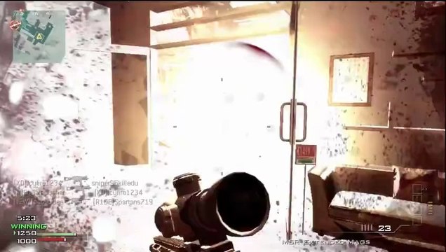 MW3: Sniper Gameplay & Dual Commentary w/ EricTheAviator