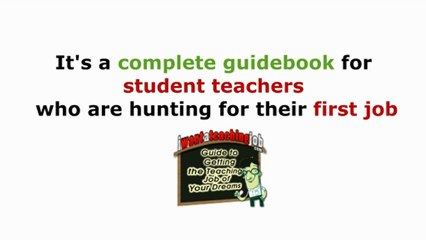 Guide to Getting the Teaching Job of Your Dreams