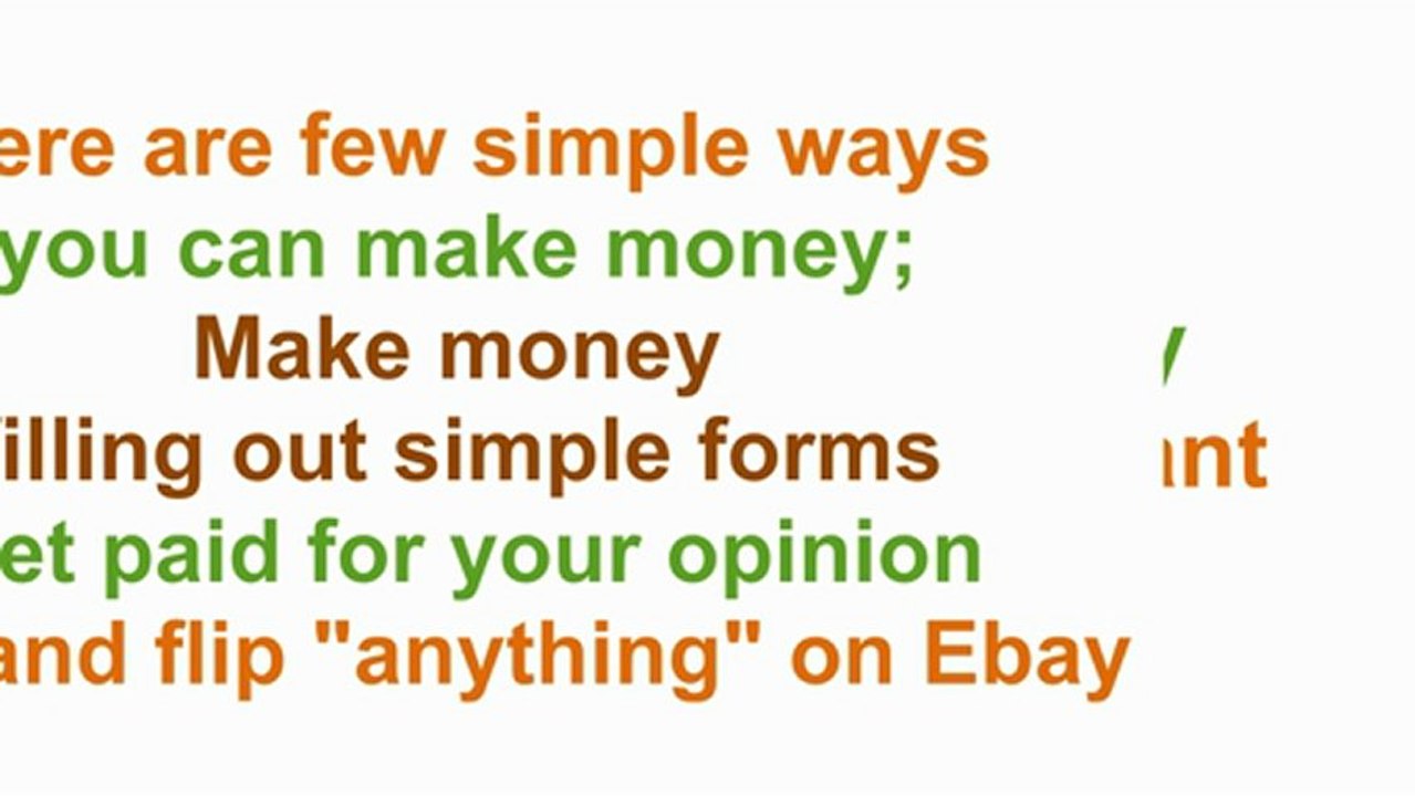 No Monkey Business...over 100 Ways To Make Money Easily