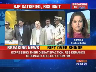 BJP satisfied on Shinde apology, RSS isn't.