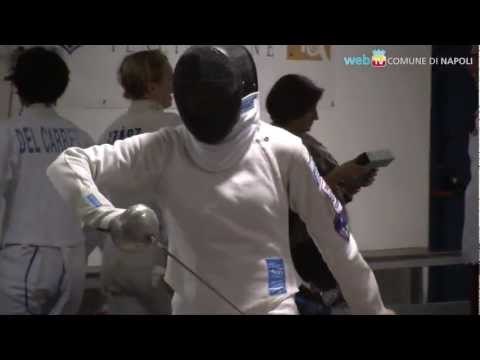 Napoli - Al Collana si allena la nazionale femminile di spada (19.02.13)