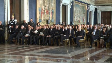 Napolitano - Cerimonia per la giornata "Qualità Italia" (19.02.13)