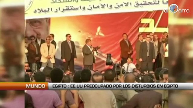 Egipto : EE.UU preocupado por los disturbios en Egipto