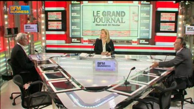 Alain Dinin (Nexity) et Thierry Le Paon (CGT) - 20 février - BFM : Le Grand Journal 4/4