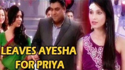 Ram LEAVES Ayesha for Priya in Bade Acche Lagte Hain 20th February 2013