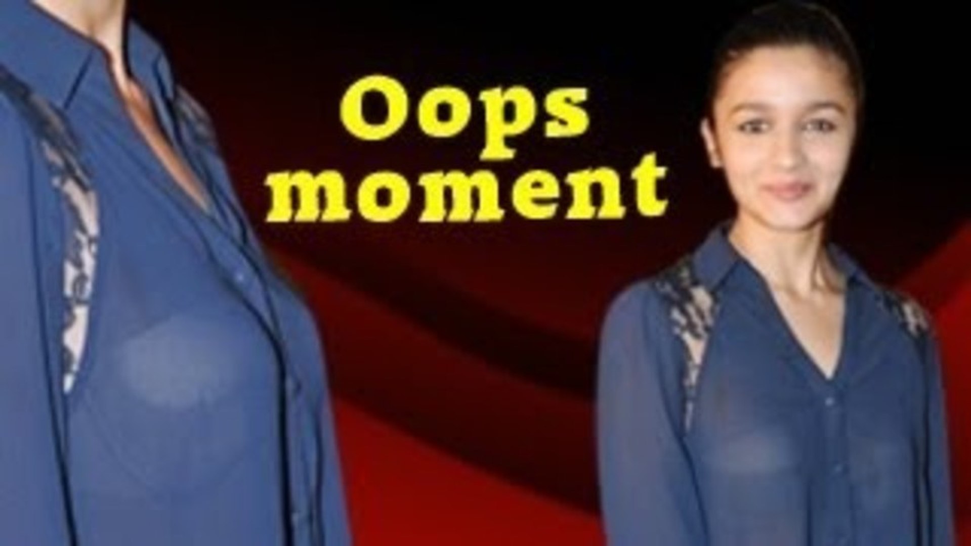 Alia Bhatt SHOWS HER BRA in a TRANSPARENT SHIRT at Murder 3 SCREENING -  video Dailymotion
