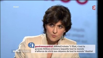 Sylvie Goulard, invitée de Mots Croisés sur France2 - 180213