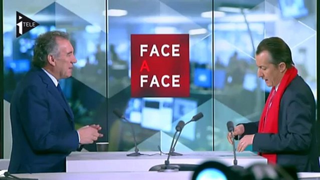François Bayrou, invité de Christophe Barbier sur iTélé - 210213