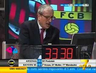Crazy Tiziano Crudeli milan vs barca