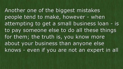 Securing a Small Business Loan