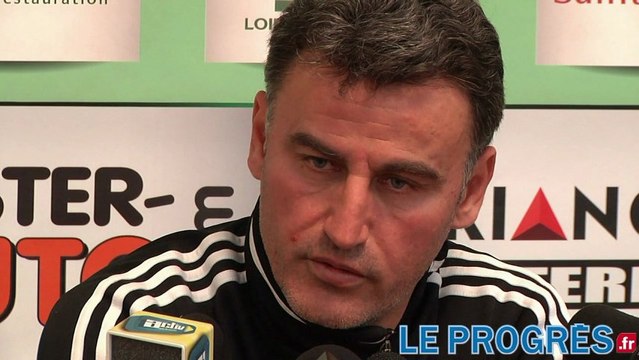 Nos supporters font partie de la famille des Verts estime Galtier