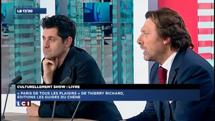 Interview de Thierry Richard auteur de Paris de tous les plaisirs sur LCI le 15 octobre