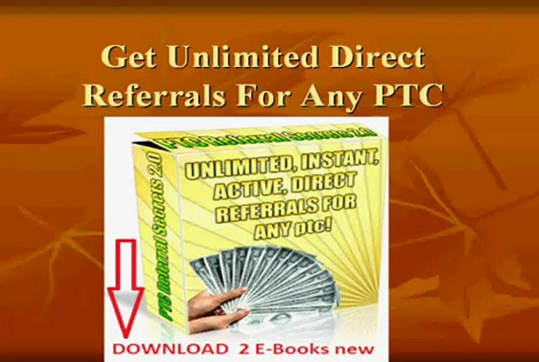 unlimited Direct Acive Referrals For Any PTC Site