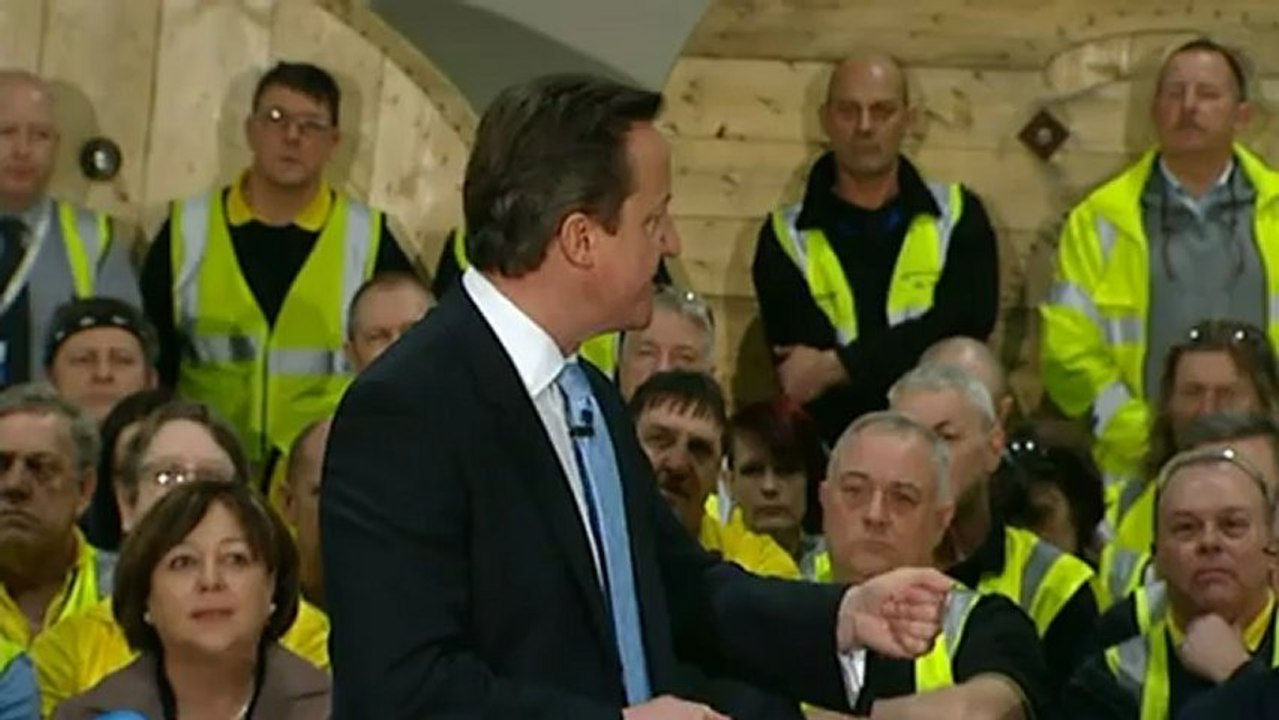 Cameron: We do have an economic plan