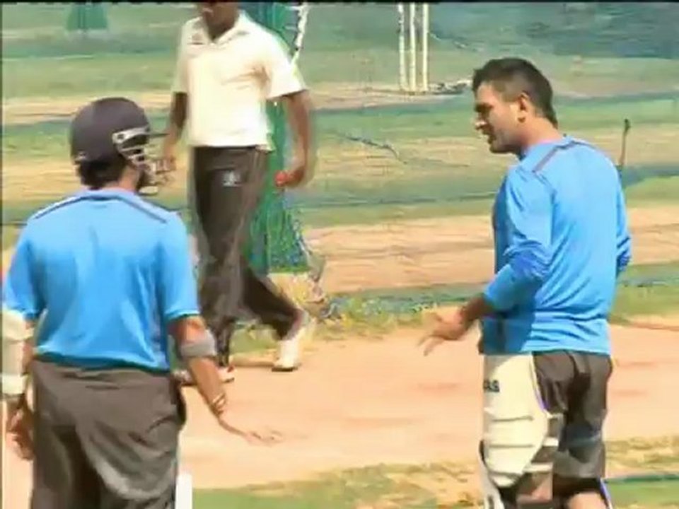 India in practice session