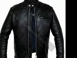 Classic Racer Leather Motorcycle Jacket