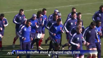 French reshuffle ahead of England rugby clash