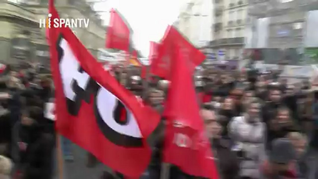 Huelga general de docentes en Francia(120213)2