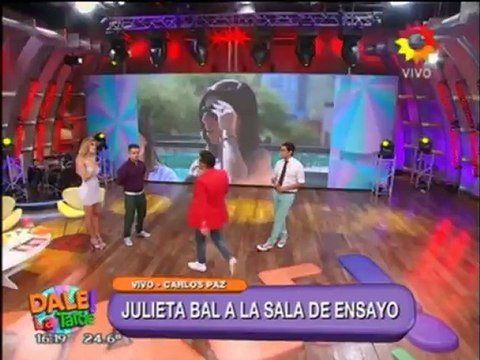 Pronto.com.ar Julieta Bal a la sala de ensayo
