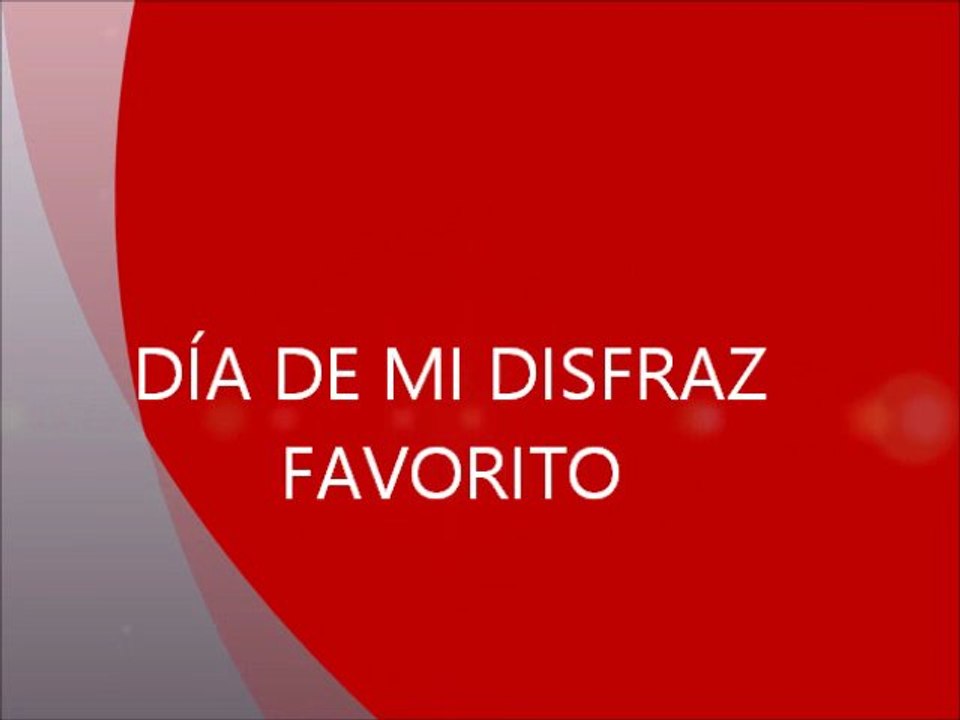 DÍA DEL DISFRAZ LIBRE