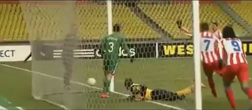 Gol de Falcao [Rubin Kazan 0-1 Atlético de Madrid]