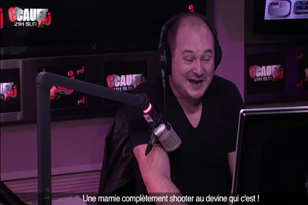 Une mamie complètement shooté au devine qui c'est ! - C'Cauet sur NRJ