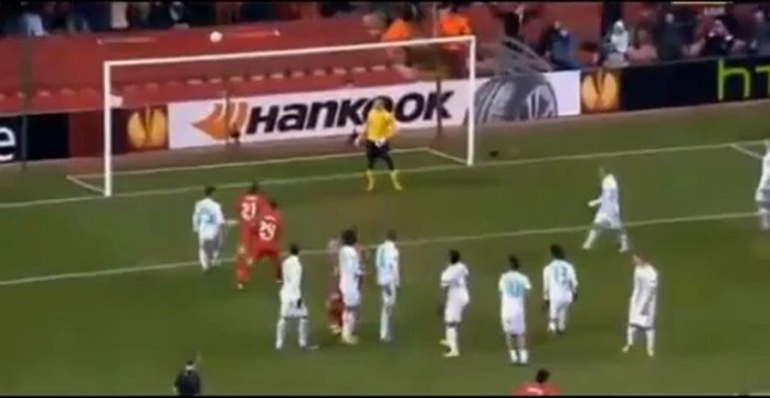 Gol de Luis Suárez [Liverpool 1-1 Zenit]
