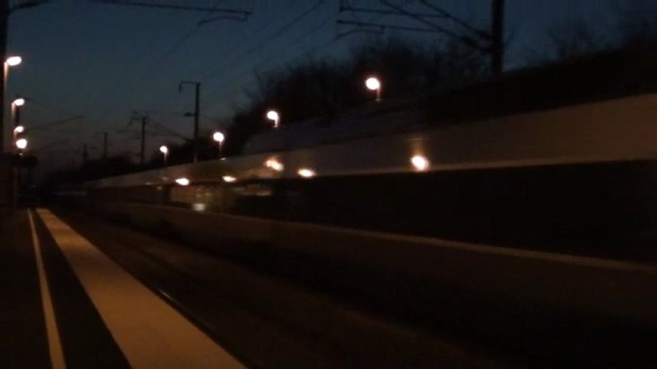 TGV et Train Express le soir