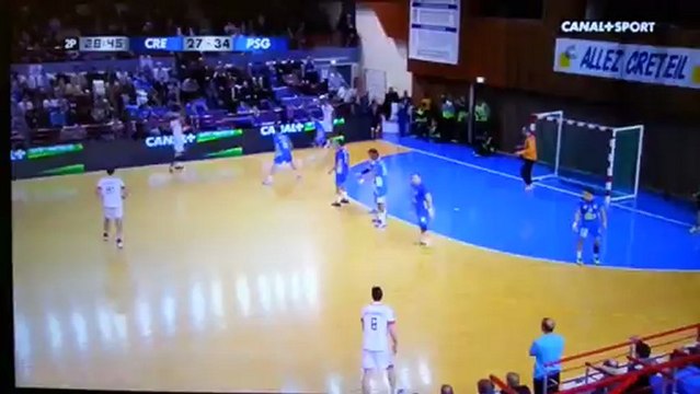 Double kung-fu Bojinovic - Abalo - Garcia / Créteil - PSG / 16ème journée LNH Handball