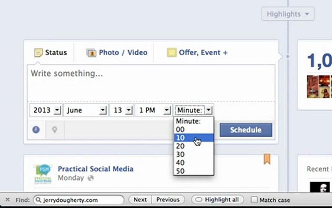How To Schedule Facebook Page Updates: Facebook Training