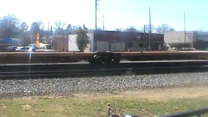 Norfolk Southern empty Baretable Train northwest through Austell Ga.