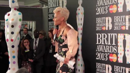 Brit Awards 2013 double-winner Emeli Sande talks about her whirlwind year