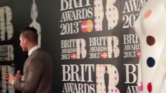 Louis Smith at the Brit Awards 2013 Winner's Conference: 'I'm not a massive Coldplay fan'