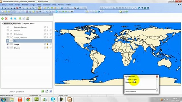 MapInfo Görsel Eğitim Videoları | Bölüm 3