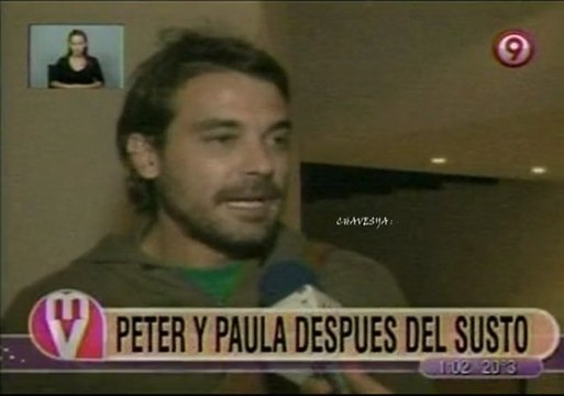 Pedro mini nota en Más Viviana (por internación de Paula) - 21 de Febrero