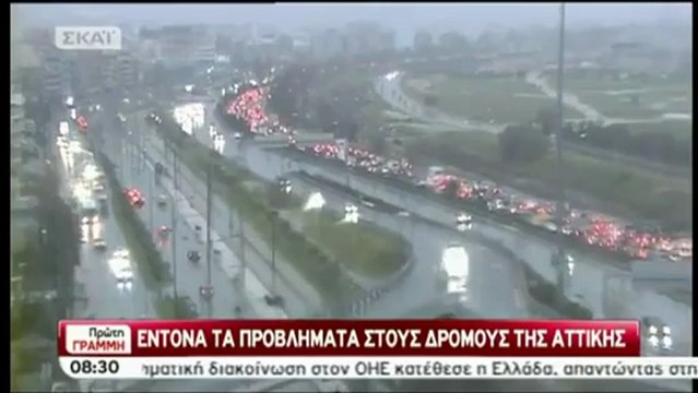 Σοβαρά προβλήματα στους δρόμους λόγω έντονης βροχόπτωσης -2-