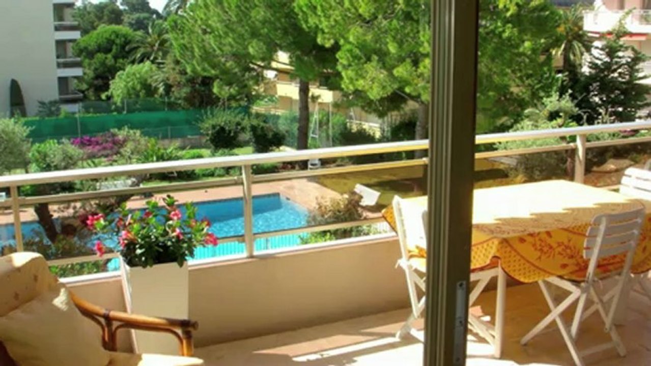A louer appartement 4 personnes JUAN LES PINS - LE PAVOIS  - avec Tennis Piscine proche plages - 55m2
