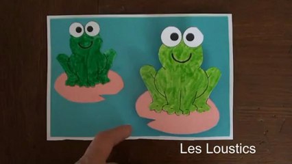 Carte à ressort par un enfant / Tuto sur mon blog