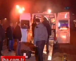 Dizi setinde bomba paniki