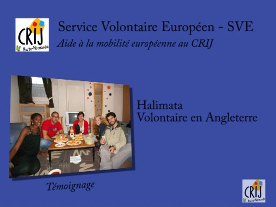 Halimata, volontaire en Angleterre